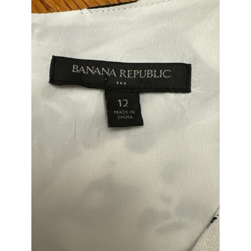 Banana Republic Black and White Layered Romper Size 12 - Picture 5 of 6